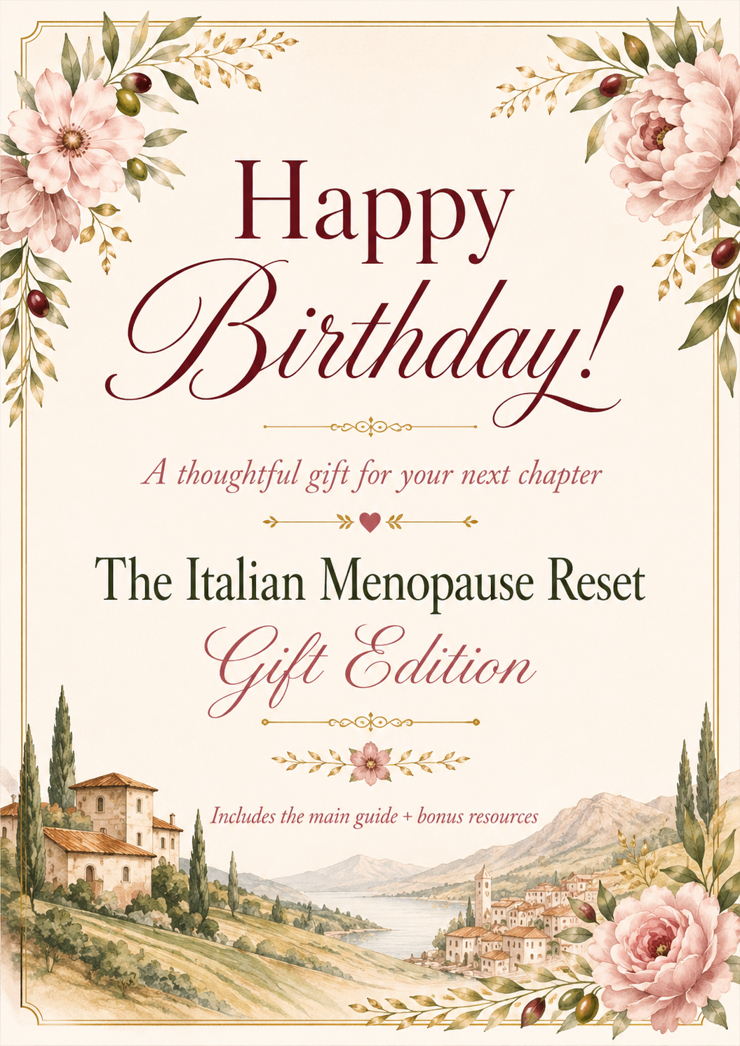 The Italian Menopause Reset Gift Edition cover